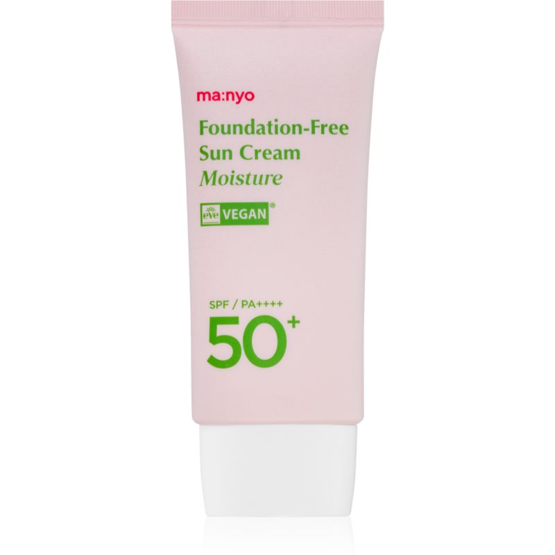 ma:nyo Moisture Foundation-Free Sun Cream crema protectoare cu efect de tonifiere SPF 50+ 50 ml