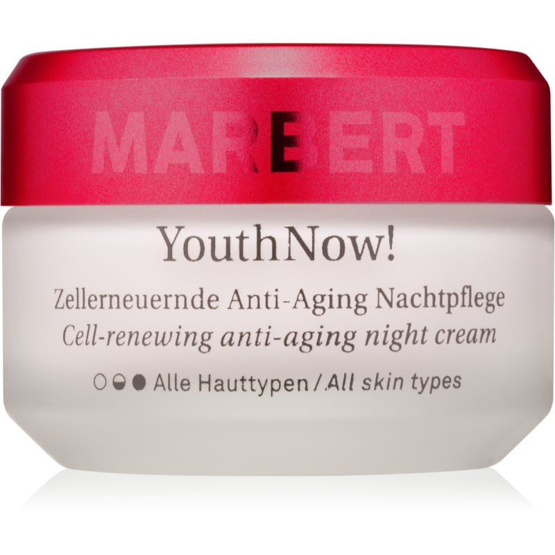 Marbert Anti-Aging Care YouthNow! naktinis kremas nuo raukšlių odos ląstelėms atkurti 50 ml