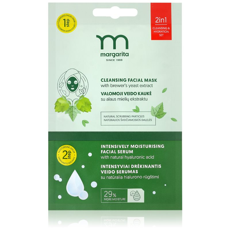 Margarita Cleansing & Hydration cleansing mask and moisturising serum 2 in 1
