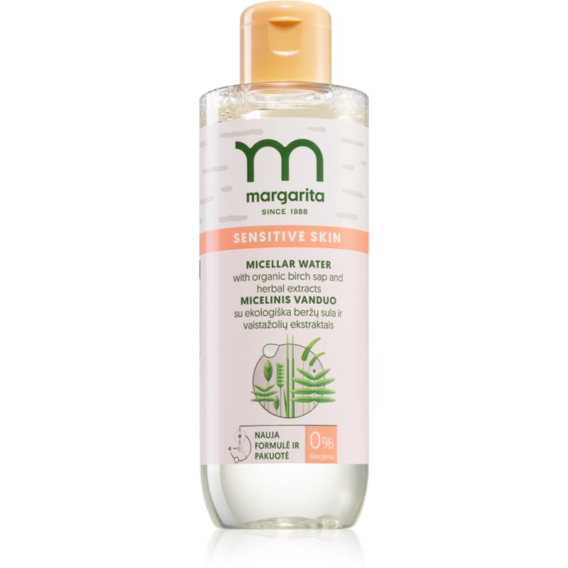 Margarita Sensitive Skin очищуюча міцелярна вода для зняття макіяжу 200 мл