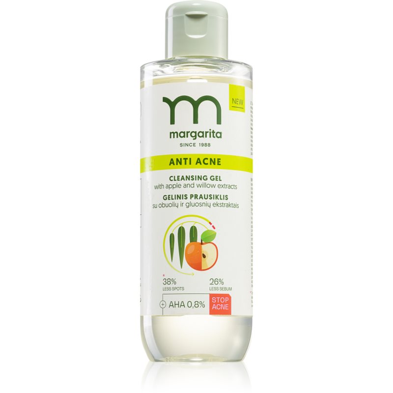 Margarita Anti Acne gel limpiador con AHA ácidos 200 ml
