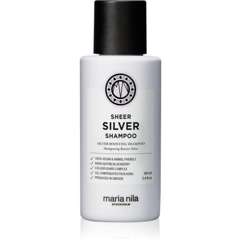 Maria Nila Sheer Silver Shampoo šampón neutralizujúci žlté tóny 100 ml