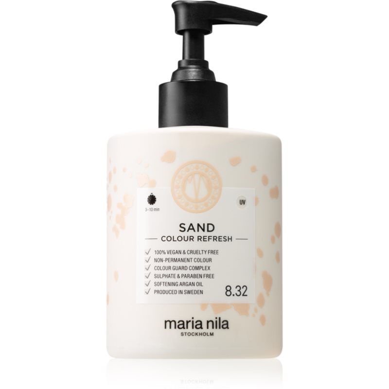 Maria Nila Colour Refresh Sand jemná vyživujúca maska bez permanentných farebných pigmentov výdrž 4 – 10 umytí 8.32 300 ml