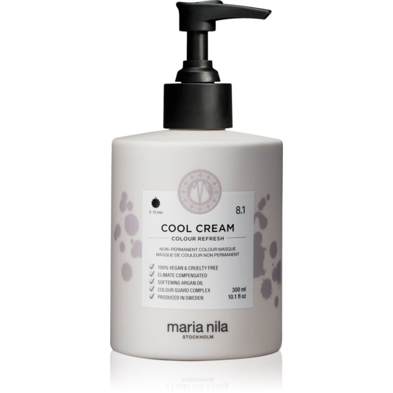 Maria Nila Maria Nila Colour Refresh Cool Cream Sanfte nährende Maske ohne permanente Farbpigmente Farbton Cool Cream 8.1 300 ml