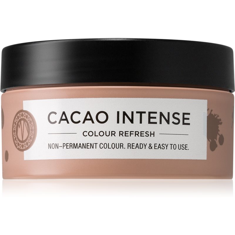 Maria Nila Colour Refresh Cacao Intense jemná vyživující maska bez permanentních barevných pigmentů výdrž 4 – 10 umytí 4.10 100 ml