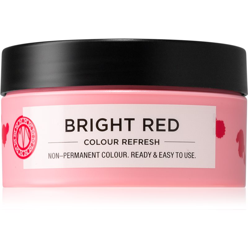 Maria Nila Colour Refresh Bright Red mască fină de hrănire fără pigmenți permanenți de culoare rezistă la 4 - 10 spălări 0.66 100 ml