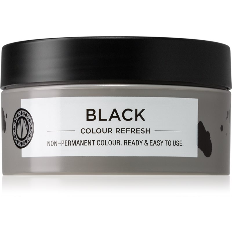 Maria Nila Colour Refresh Black jemná vyživující maska bez permanentních barevných pigmentů výdrž 4 – 10 umytí 2.00 100 ml