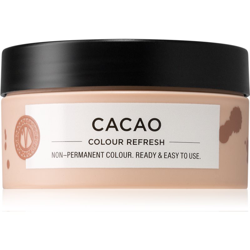 E-shop Maria Nila Colour Refresh Cacao jemná vyživující maska bez permanentních barevných pigmentů výdrž 4 – 10 umytí 6.00 100 ml