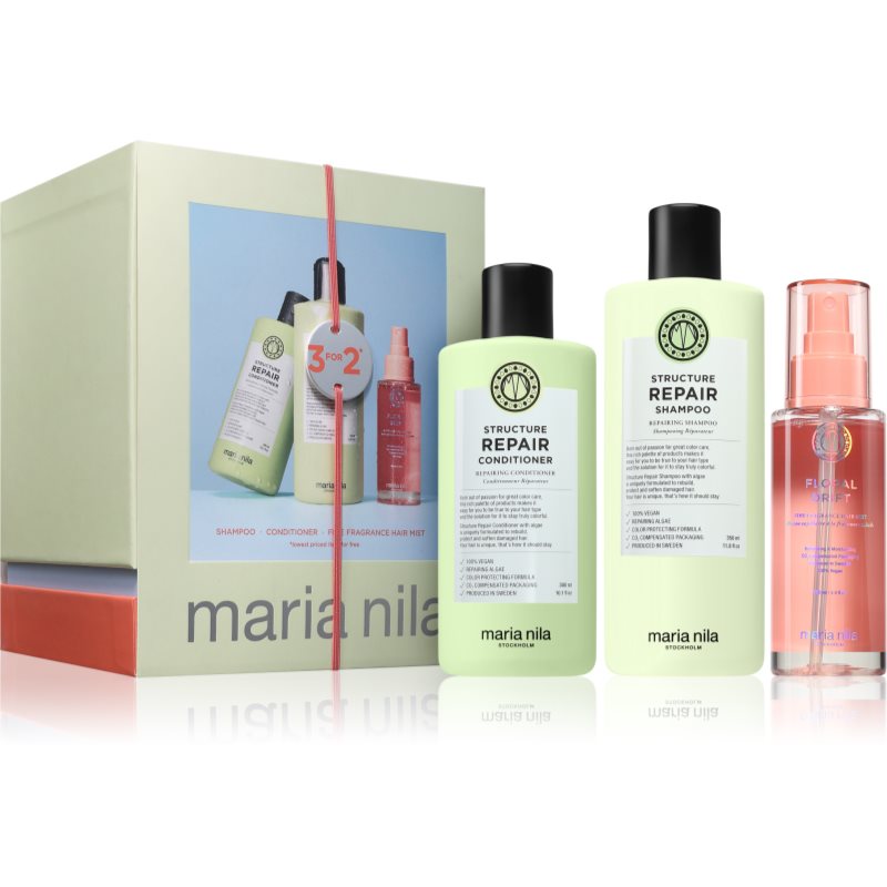 Maria Nila Structure Repair Holiday Box Geschenkset für trockenes und beschädigtes Haar