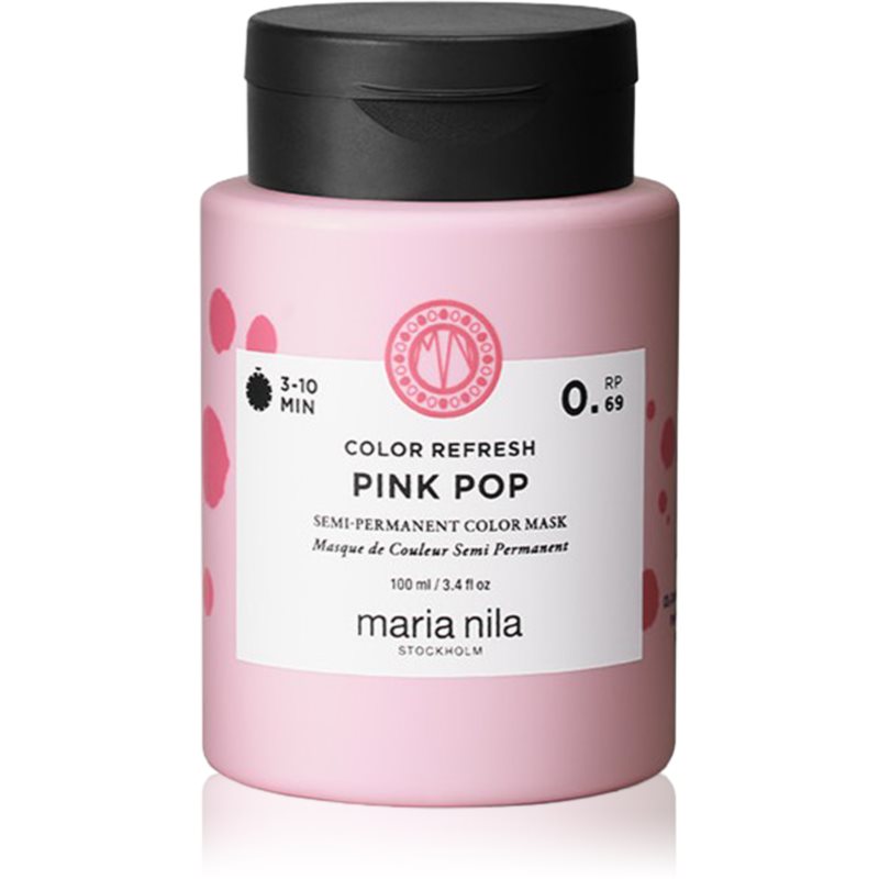 Maria Nila Colour Refresh Mask Sanfte nährende Maske ohne permanente Farbpigmente Farbton Pink Pop 0.69 100 ml