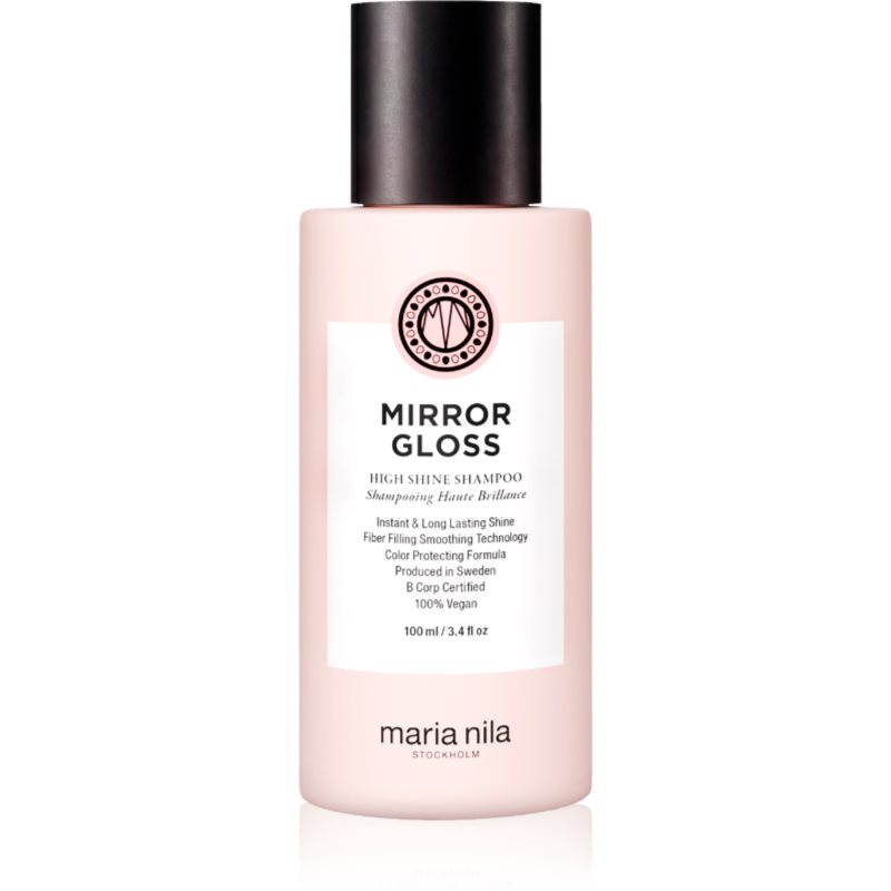 Maria Nila Mirror Gloss Shampoo vyživující šampon pro lesk a hebkost vlasů 100 ml