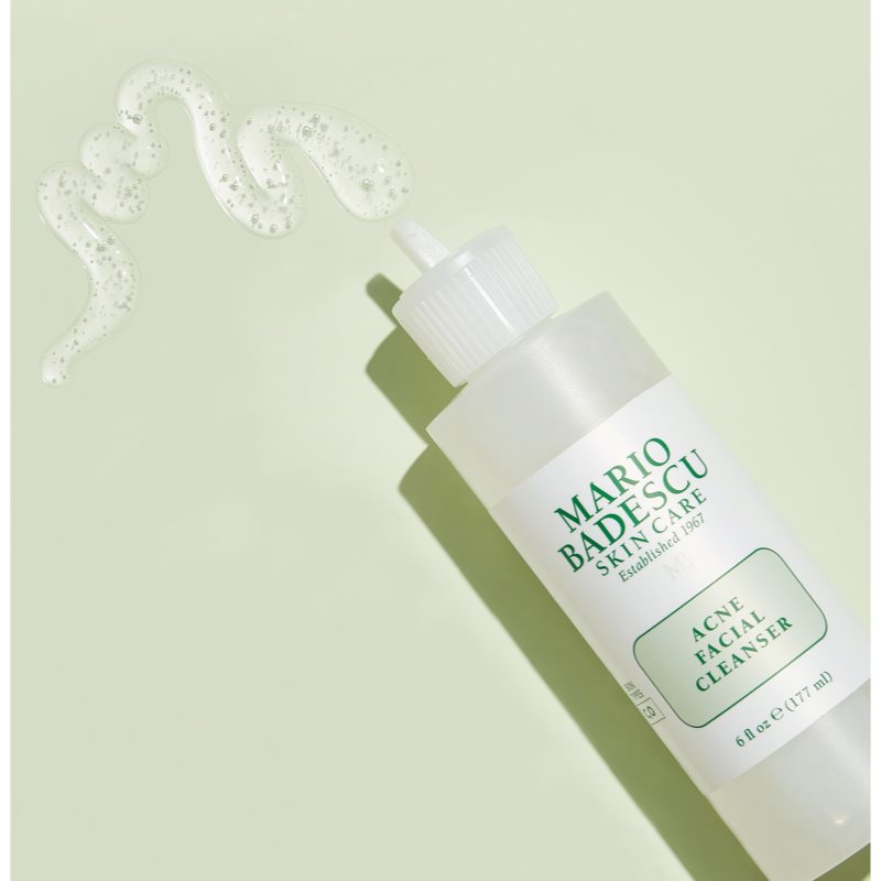 Mario Badescu Acne Facial Cleanser Cleansing Gel For Oily Acne-prone Skin 177 Ml