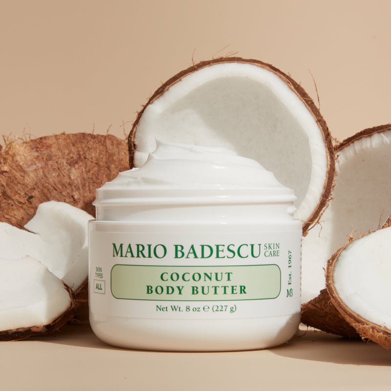 Mario Badescu Coconut Body Butter зволожуюче масло для тіла глибокої дії з кокосoм 227 гр