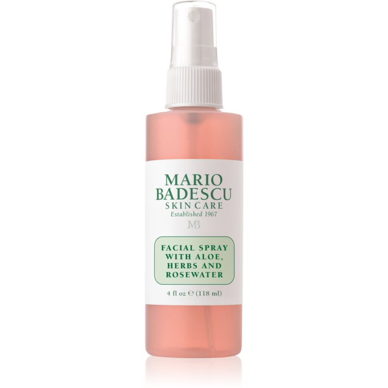 Mario Badescu Facial Spray with Aloe, Herbs and Rosewater tonizuojamoji veido dulksna spindesiui ir drėkinimui suteikti 118 ml