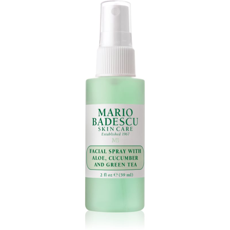 Mario Badescu Facial Spray with Aloe, Cucumber and Green Tea vėsinamoji ir gaivinamoji dulksna pavargusiai odai 59 ml
