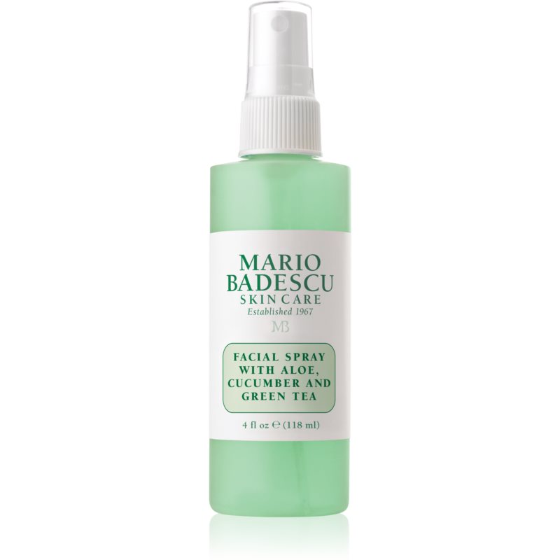Mario Badescu Facial Spray with Aloe, Cucumber and Green Tea vėsinamoji ir gaivinamoji dulksna pavargusiai odai 118 ml