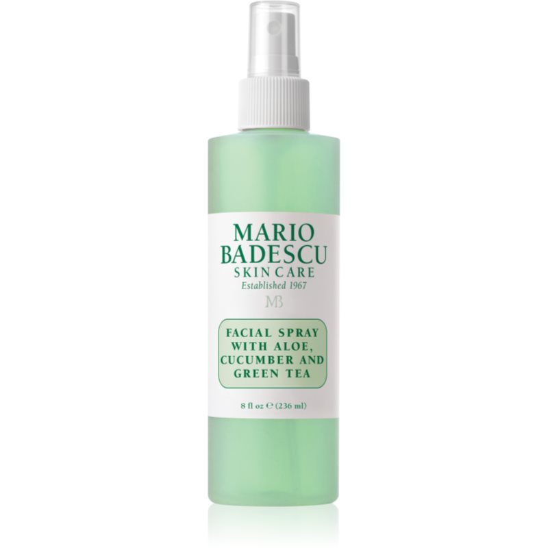 Mario Badescu Facial Spray with Aloe, Cucumber and Green Tea vėsinamoji ir gaivinamoji dulksna pavargusiai odai 236 ml