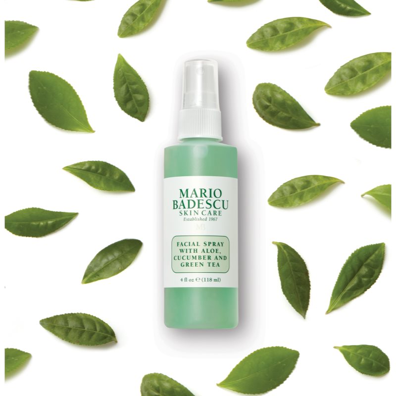 Mario Badescu Facial Spray With Aloe, Cucumber And Green Tea Cooling And Refreshing Mist For Tired Skin 236 Ml