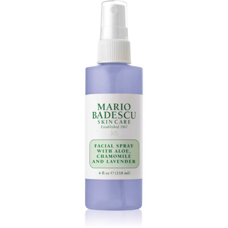 Mario Badescu Facial Spray With Aloe, Chamomile And Lavender емульсія для шкіри обличчя має заспокійливі властивості 118 мл