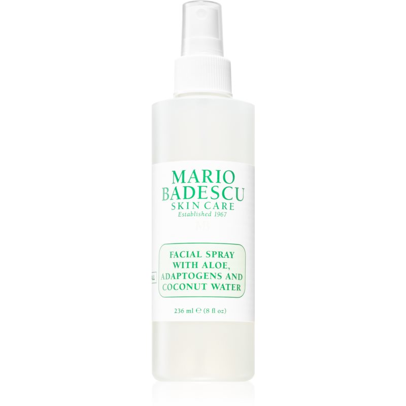 Mario Badescu Facial Spray with Aloe, Adaptogens and Coconut Water refreshing mist for normal to dry