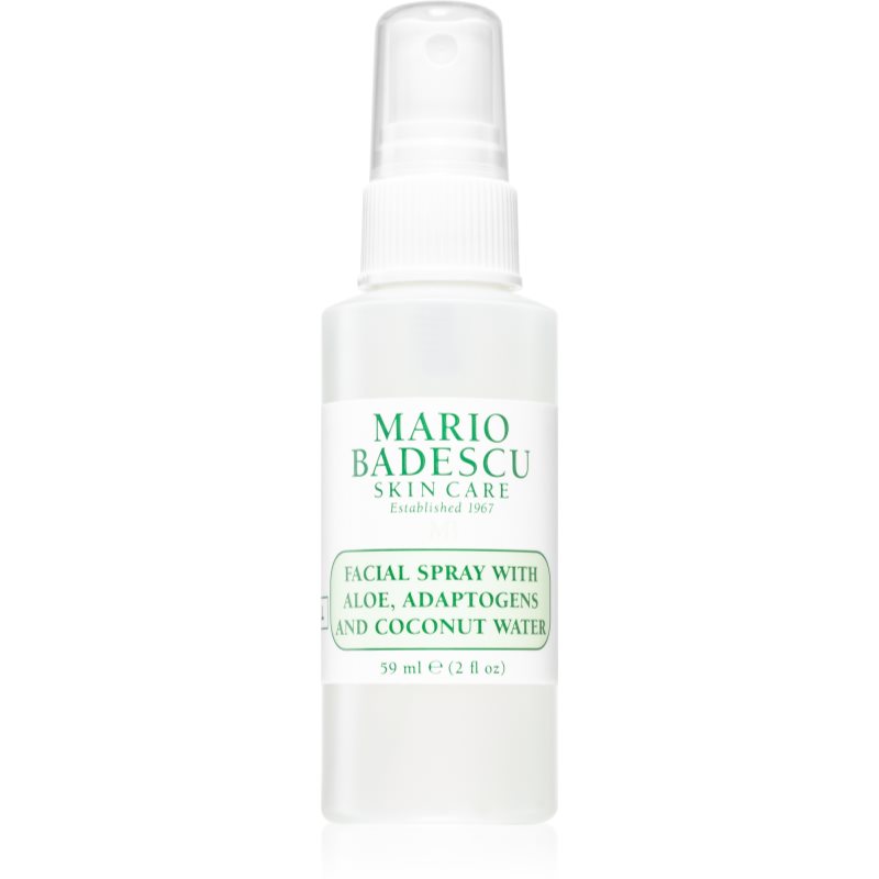 Mario Badescu Facial Spray With Aloe, Adaptogens And Coconut Water Refreshing Mist For Normal To Dry Skin 59 Ml