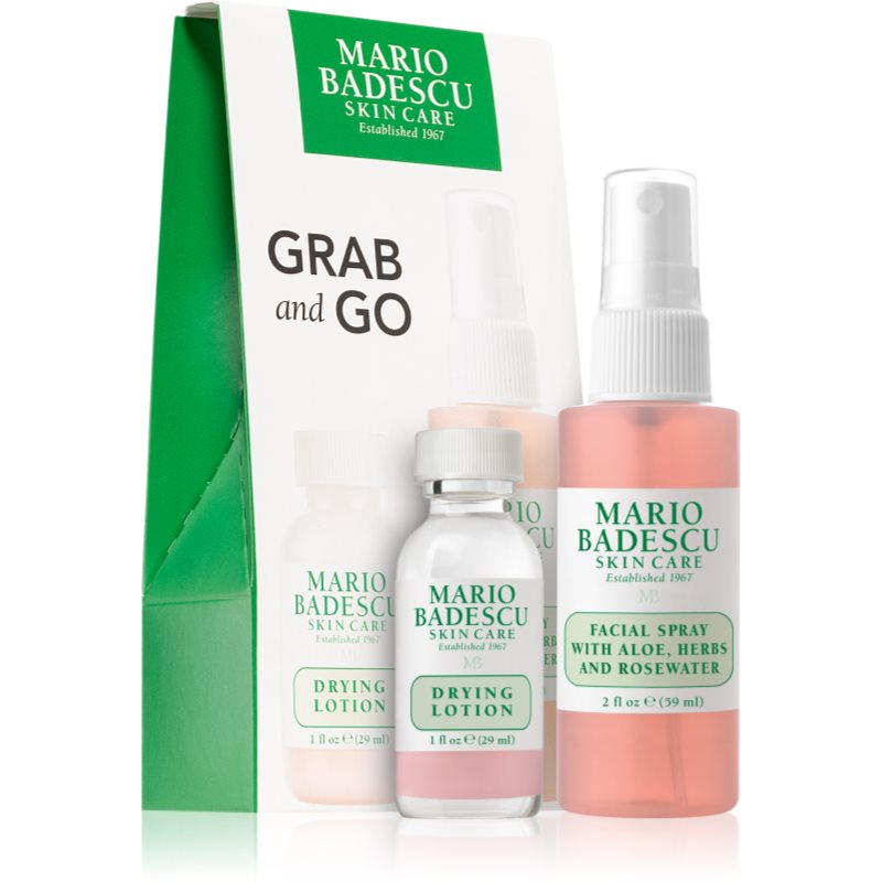 Mario Badescu GRAB and GO travel set(for flawless skin)
