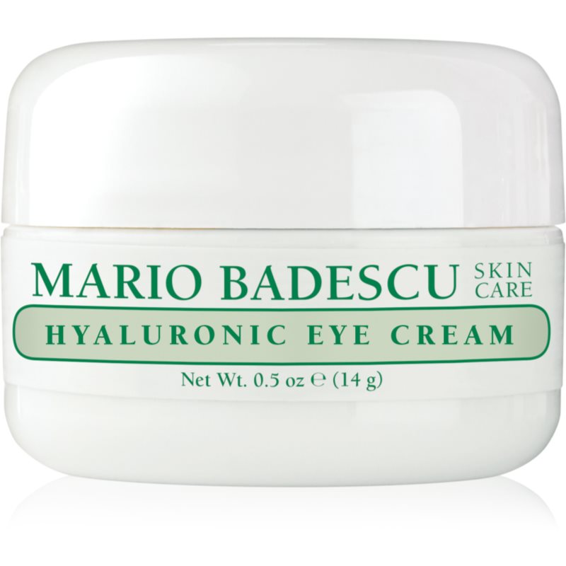 Mario Badescu Hyaluronic Eye Cream зволожуючий та розгладжуючий крем для шкіри навколо очей з гіалуроновою кислотою 14 гр