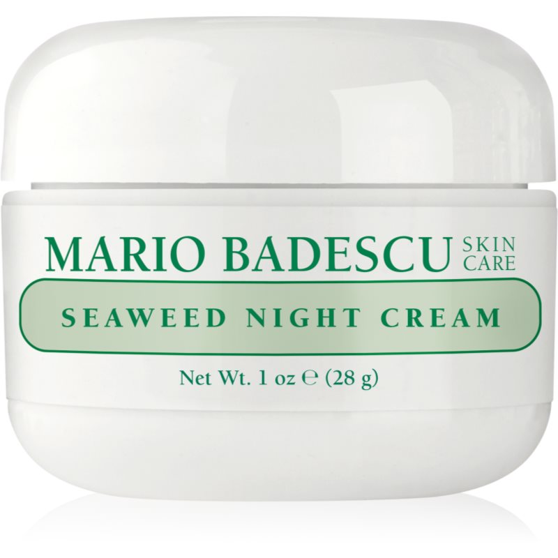 Mario Badescu Seaweed Night Cream naktinis drėkinamasis kremas su mineralais 28 g