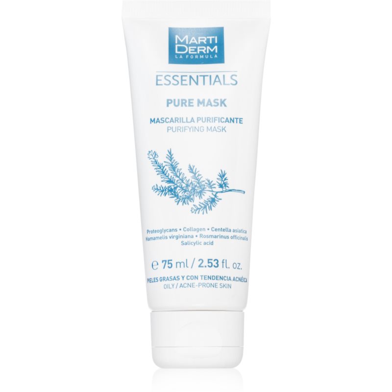 MartiDerm Essentials Oil-controlling And Pore-minimising Cleansing Mask 75 Ml