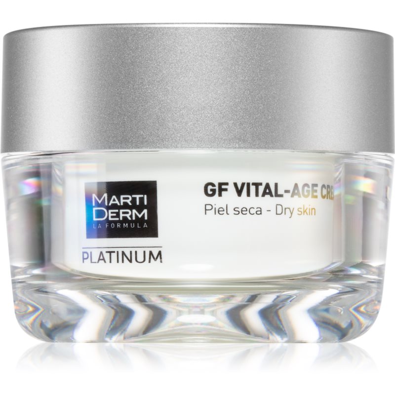 MartiDerm Platinum GF Vital-Age Smoothing Face Cream For Dry Skin 50 Ml