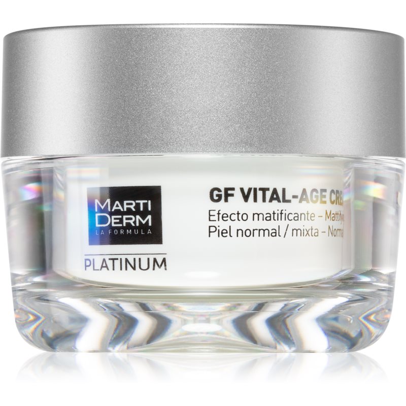 MartiDerm Platinum GF Vital-Age поживний крем для обличчя для нормальної та змішаної шкіри 50 мл