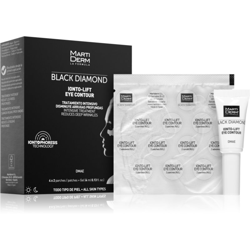 MartiDerm Black Diamond Ionto Lift інтенсивний догляд (проти зморшок навколо очей)