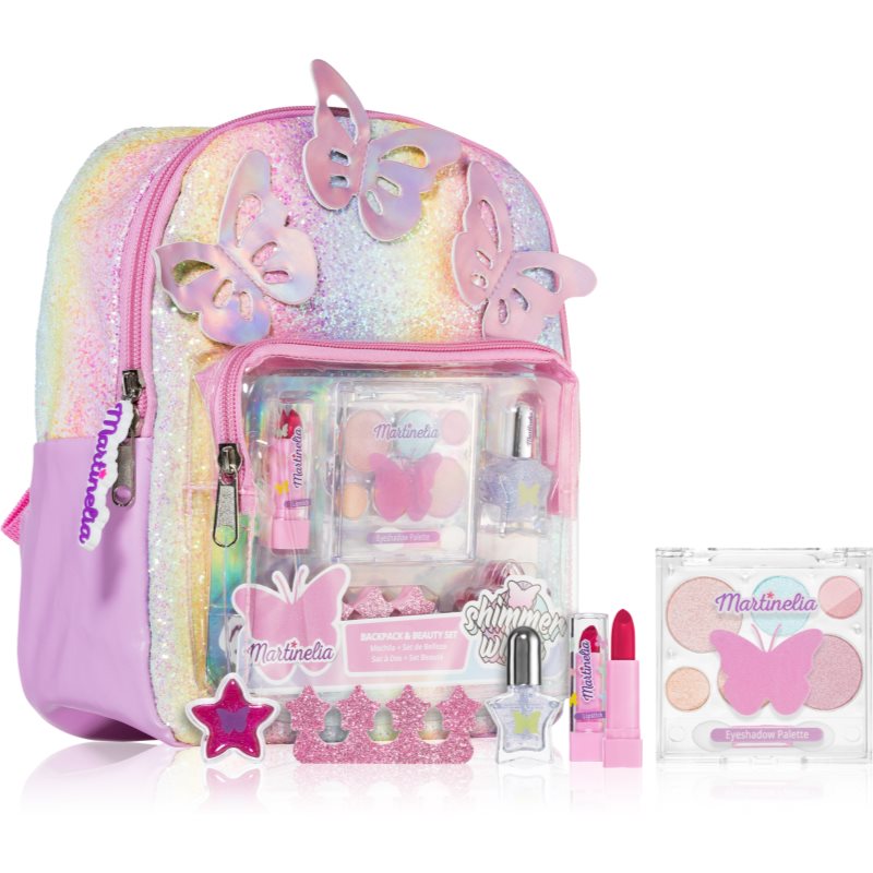Martinelia Shimmer Wings Bagpack & Beauty Set ajándékszett (gyermekeknek)