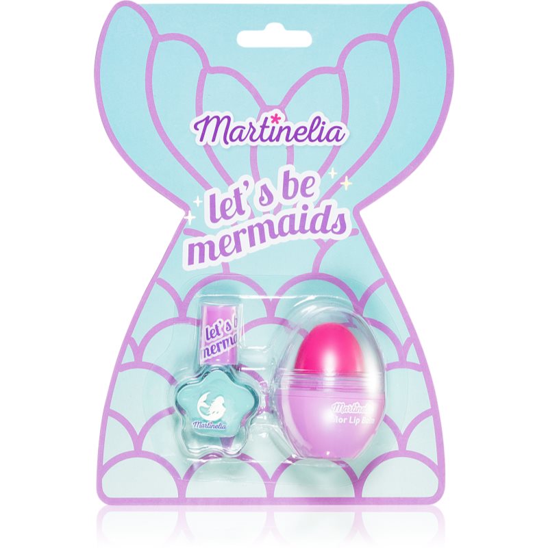 E-shop Martinelia Let´s be Mermaid Nail & Lip Balm dárková sada (pro děti)
