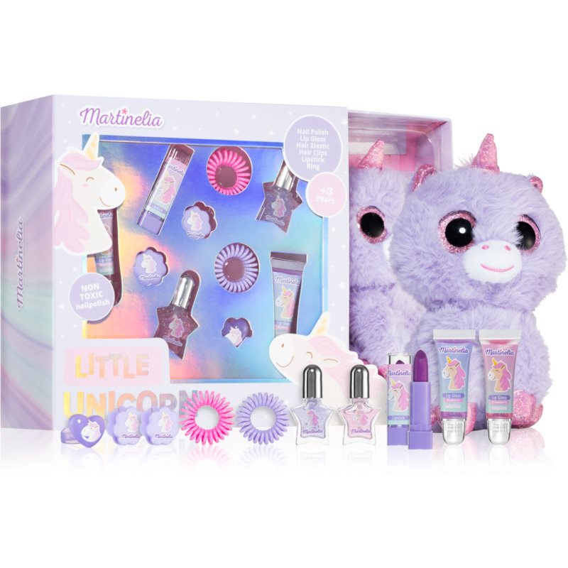 E-shop Martinelia Little Unicorn Teddy & Beauty Set dárková sada (pro děti)