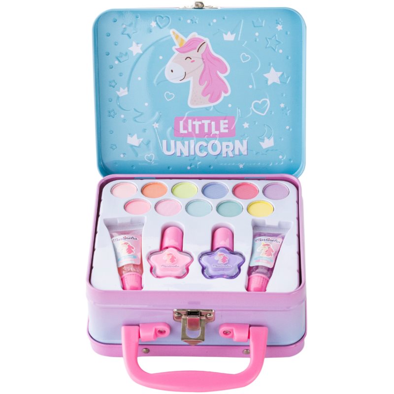 Martinelia Little Unicorn Medium Tin Case подаръчен комплект (за деца )