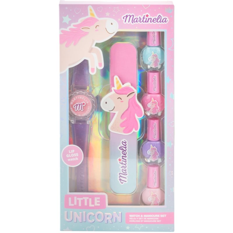 Martinelia Little Unicorn Watch & Manicure Set darilni set (za otroke)