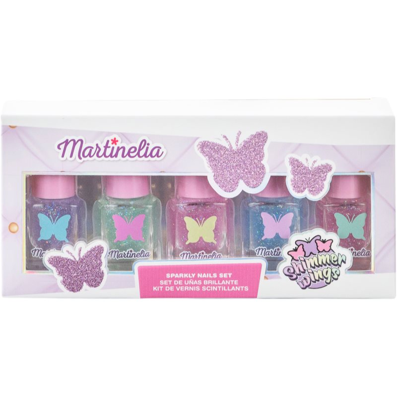 Martinelia Shimmer Wings Nail Polish Set Nail Polish Set For Children 5x5 Ml