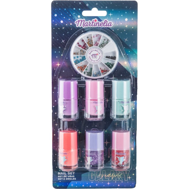 Martinelia Galaxy Dreams Nail Set kit med nagellack (för barn) 6 st. unisex