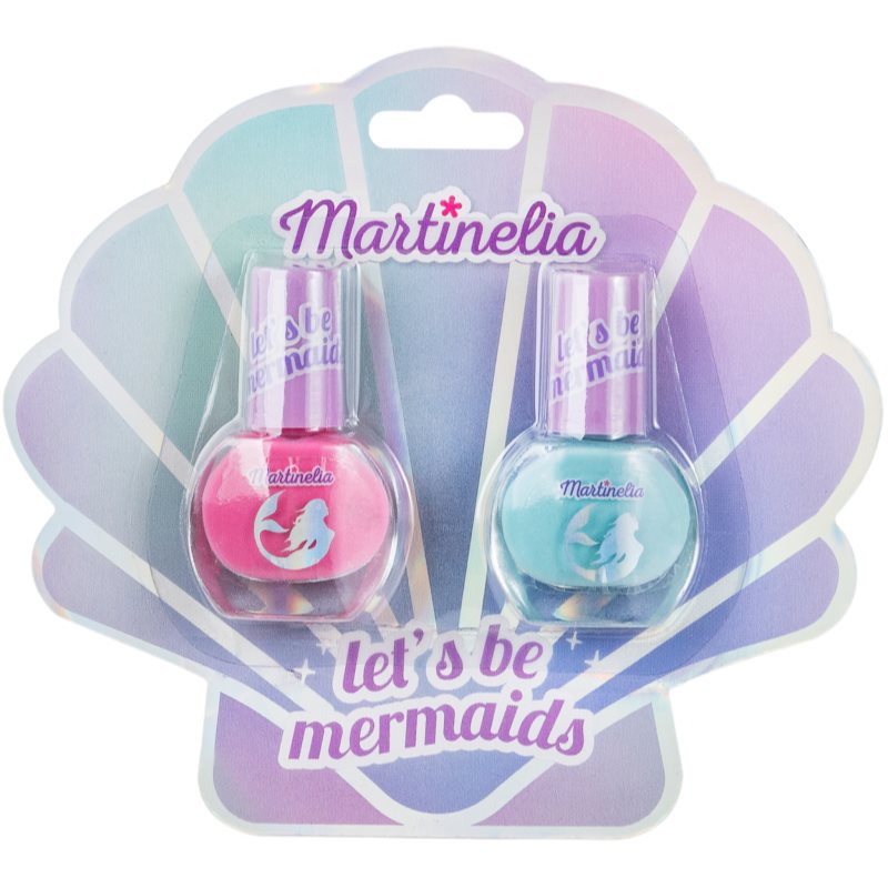 Martinelia Let´s be Mermaid Nail Duo kit med nagellack för barn 2x4 ml unisex