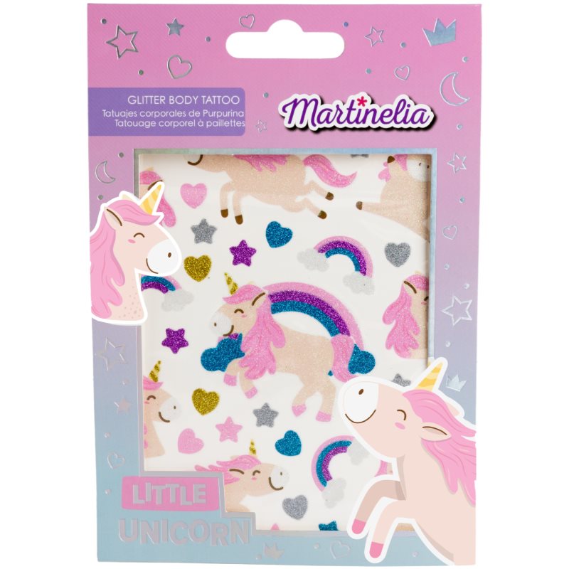 Martinelia Martinelia Little Unicorn Glitter Body Tatto τατουάζ για παιδιά 1 τμχ