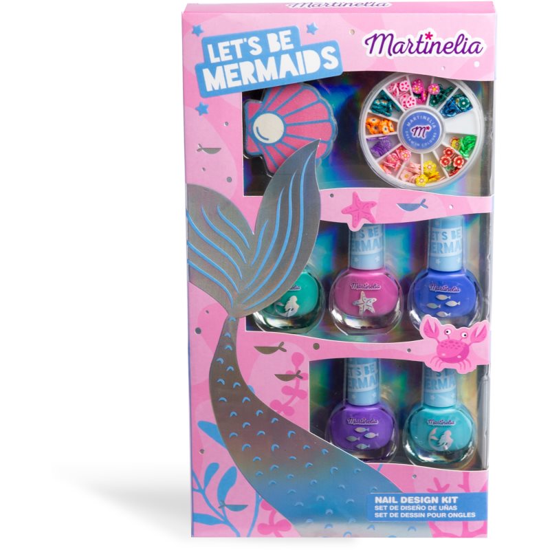 Martinelia Let´s be Mermaid Nails Design Kit uppsättning för naglar Barn 3+ unisex