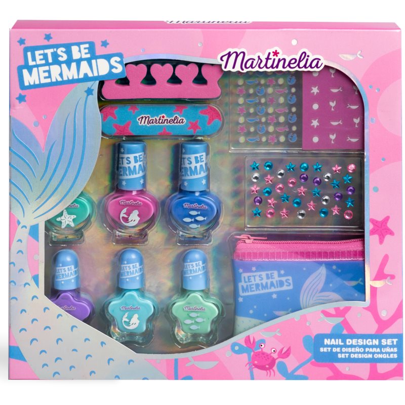 Martinelia Let´s be Mermaid Nail Design uppsättning för naglar Barn 3+ unisex