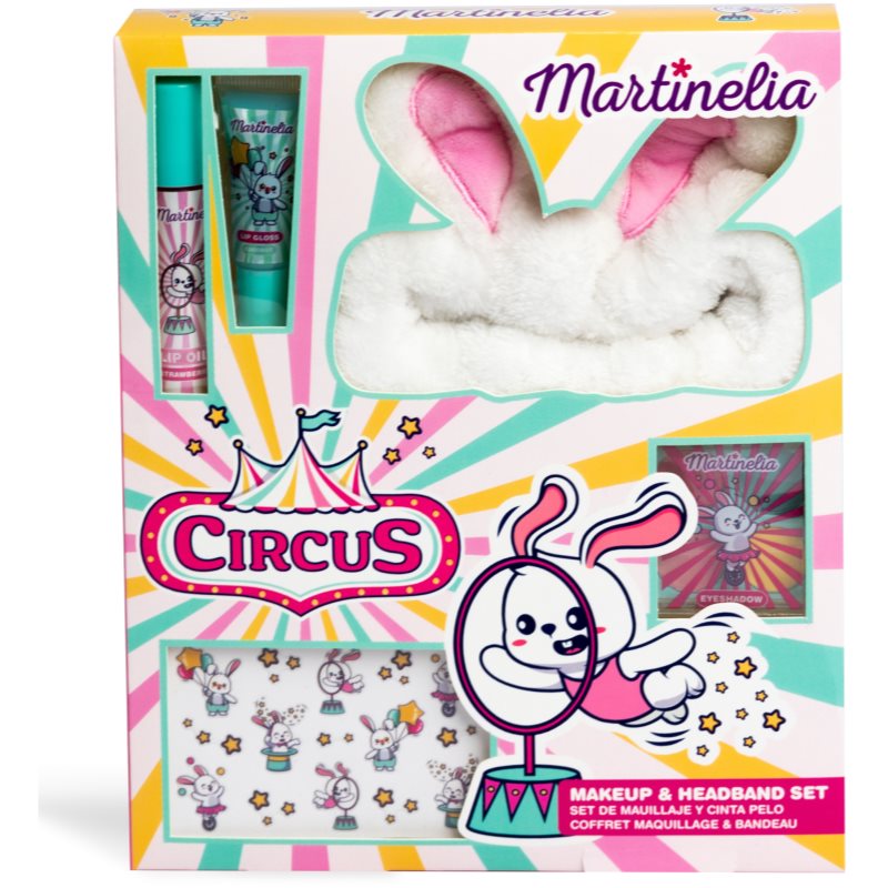 Martinelia Circus Makeup & Headband uppsättning 3+ för Barn unisex