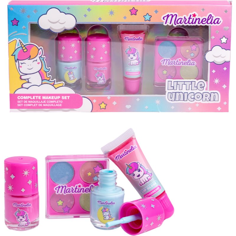 Martinelia Little Unicorn Complete Makeup Set lote de regalo para niños