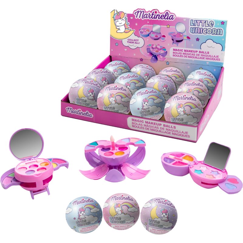 Martinelia Little Unicorn Magic Makeup Ball maquillaje en perlas