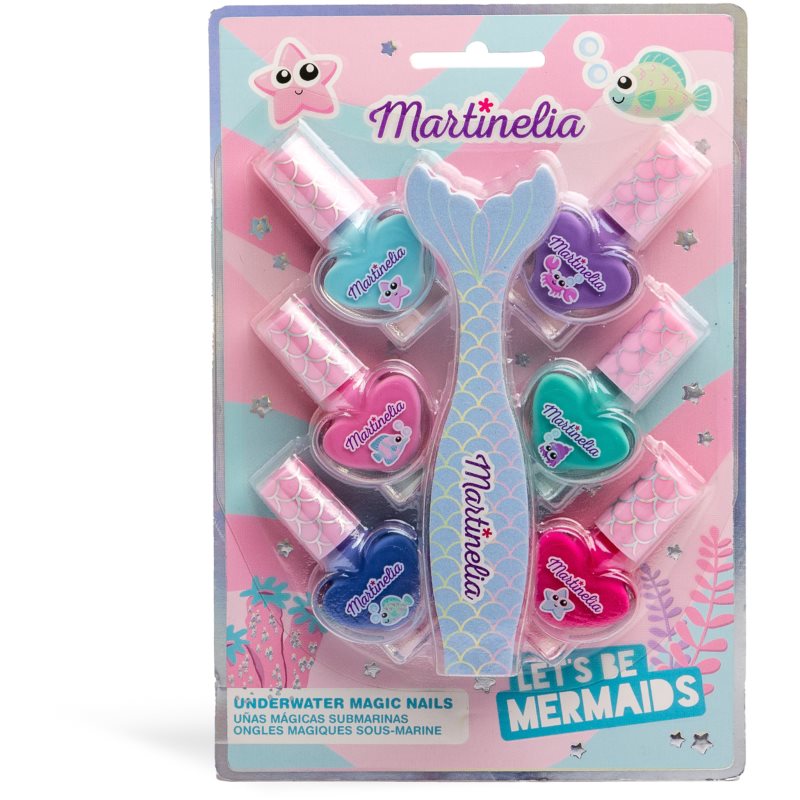 Martinelia Let´s be Mermaid Nail Set set para uñas para niños