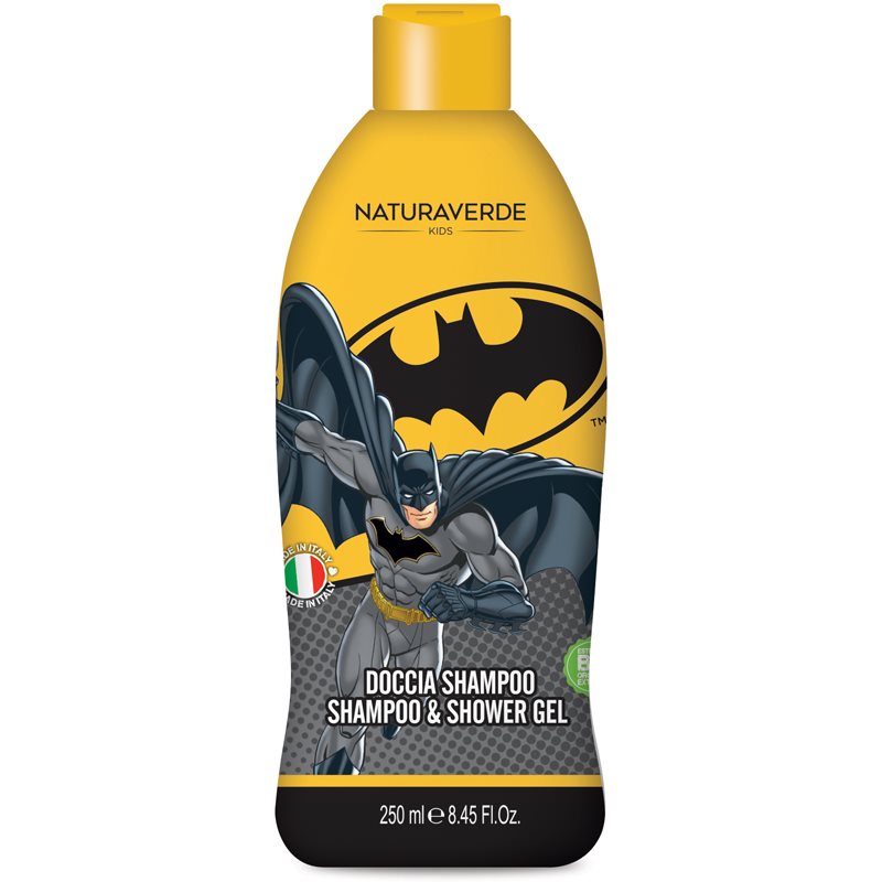 Marvel Batman Shampoo & Shower Gel šampūnas ir dušo želė „du viename“ 250 ml