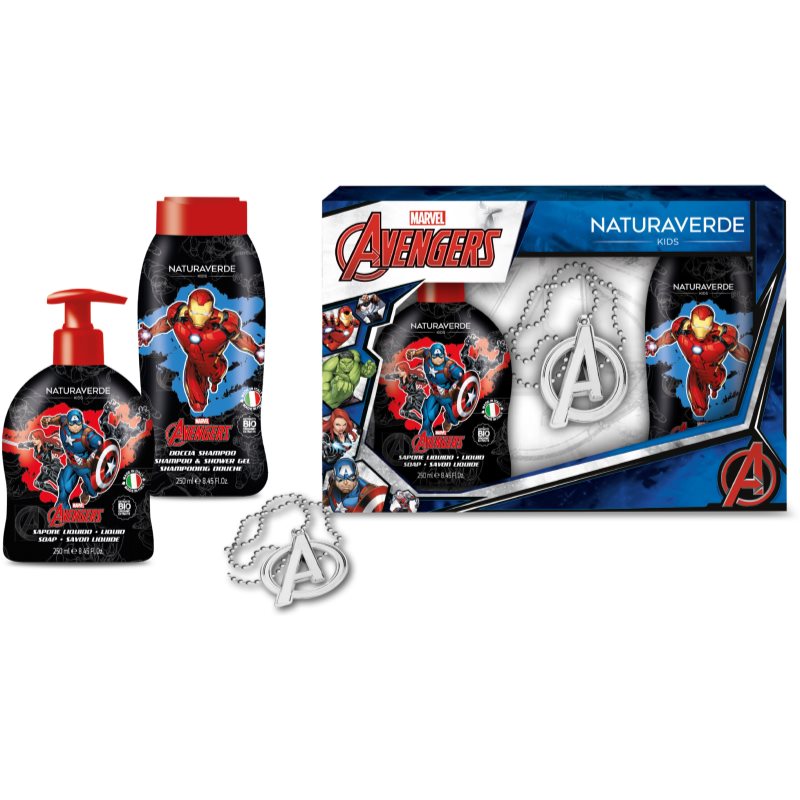 Marvel Avengers Gift set Neck Chain dovanų rinkinys vaikams