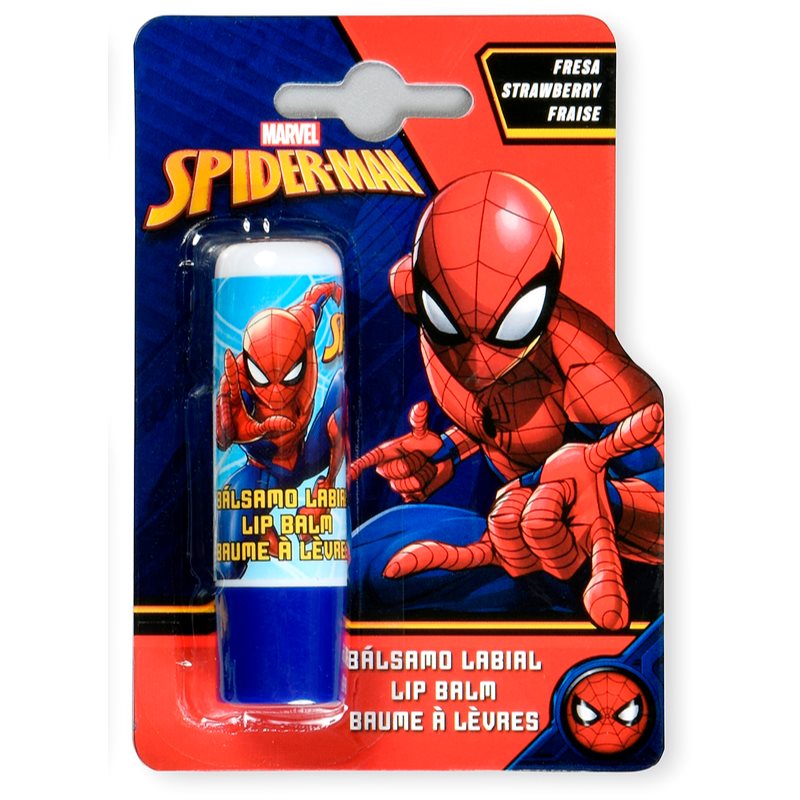 Marvel Spiderman Lip Balm balzám na rty s jahodovou příchutí 20 g